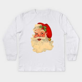 Santa Claus Kids Long Sleeve T-Shirt